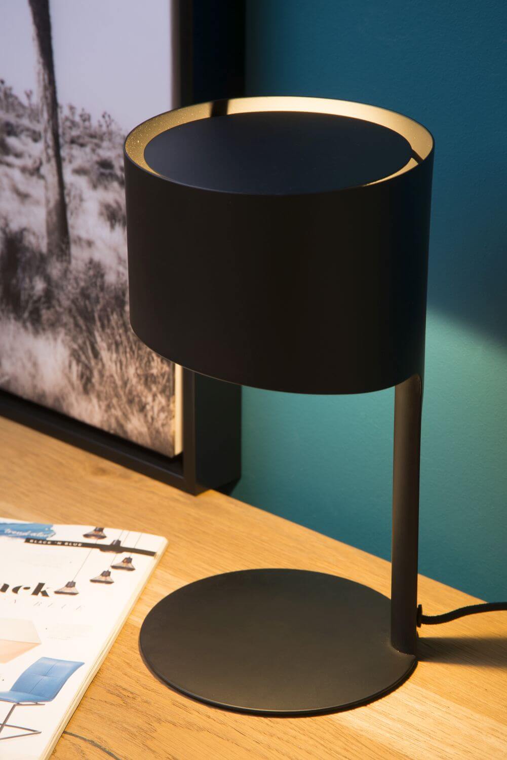 Lampe à poser Knulle noire