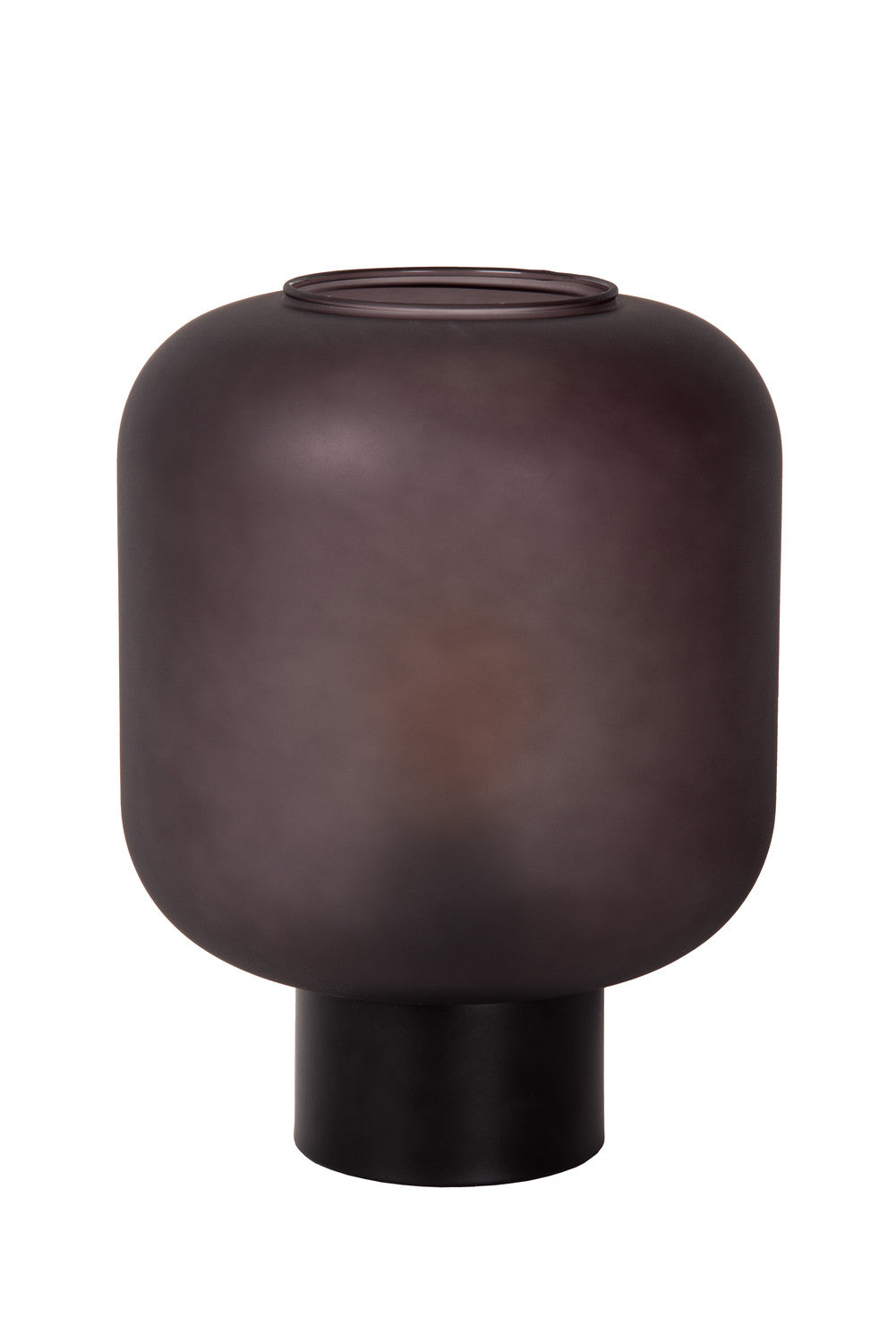 Lampe à poser Eloise noire, verre