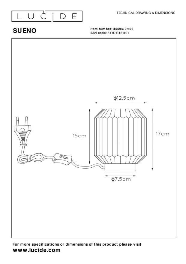 Lampe à poser Sueno rose et dorée mat, verre