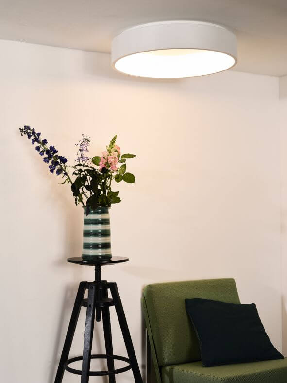 Plafonnier Talowe blanc, Ø 60 cm