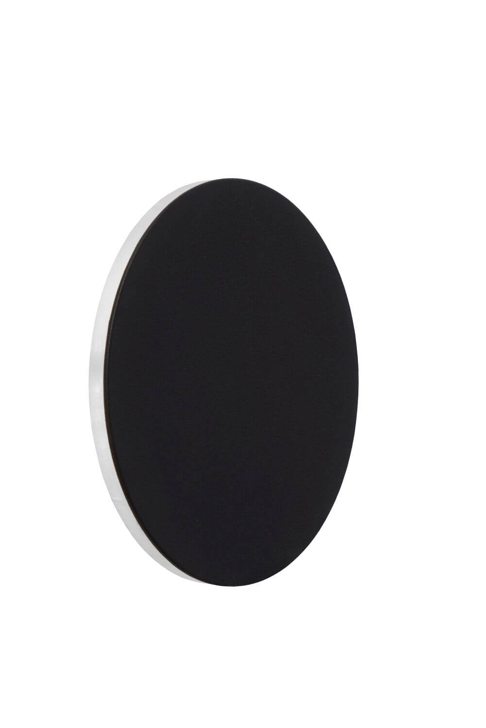 Applique murale Eklyps noire, Ø 15 cm