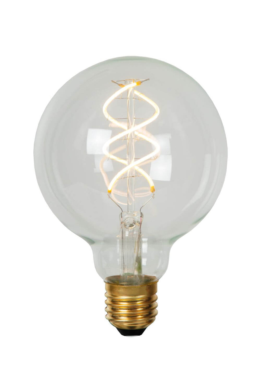 Ampoule LED E27 globe à filament transparente, 5 W | Lucide (49032/05/60)