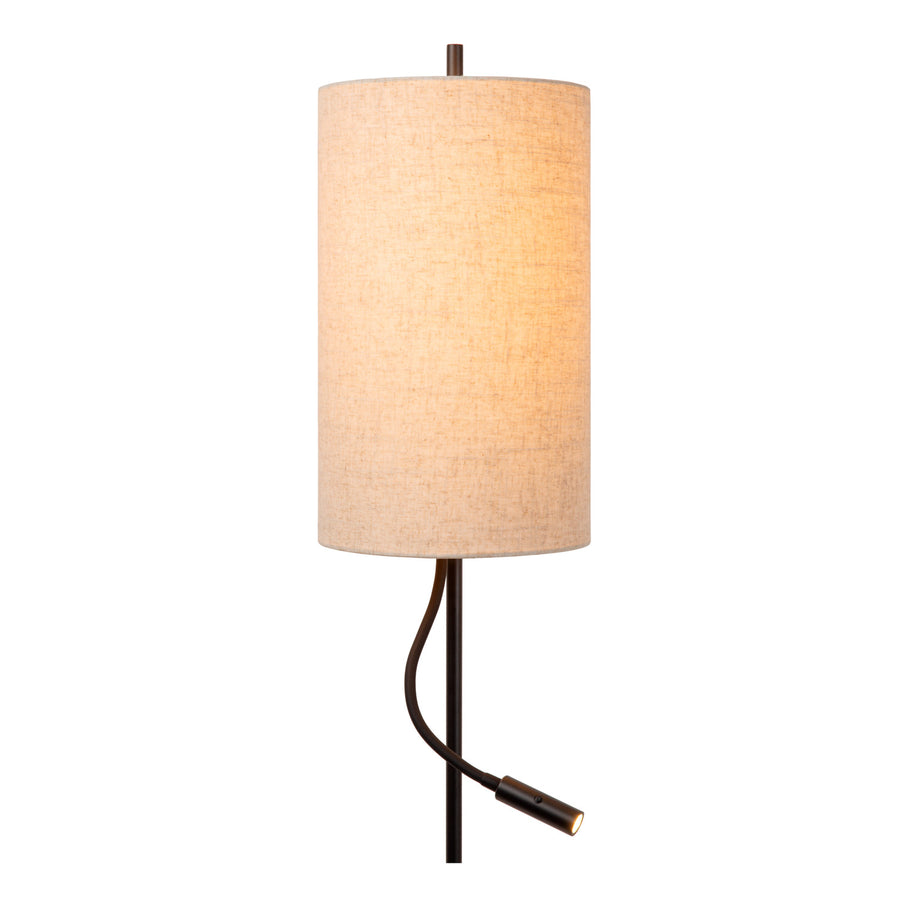 Lampadaire Magic noir, lin (68711/82/30)