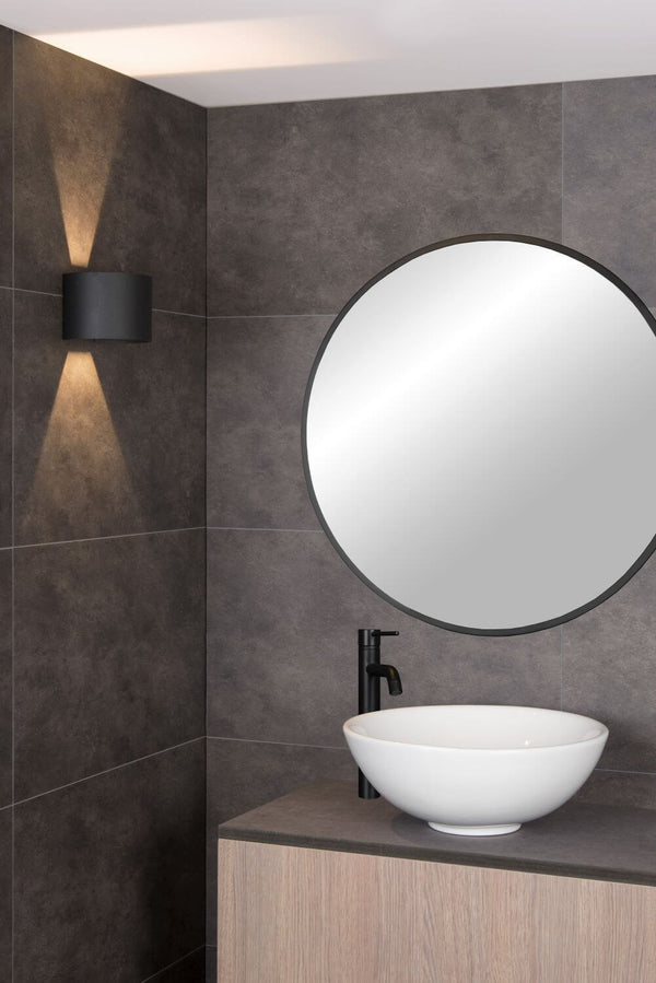 Applique murale AXI noire, L 13,5 cm
