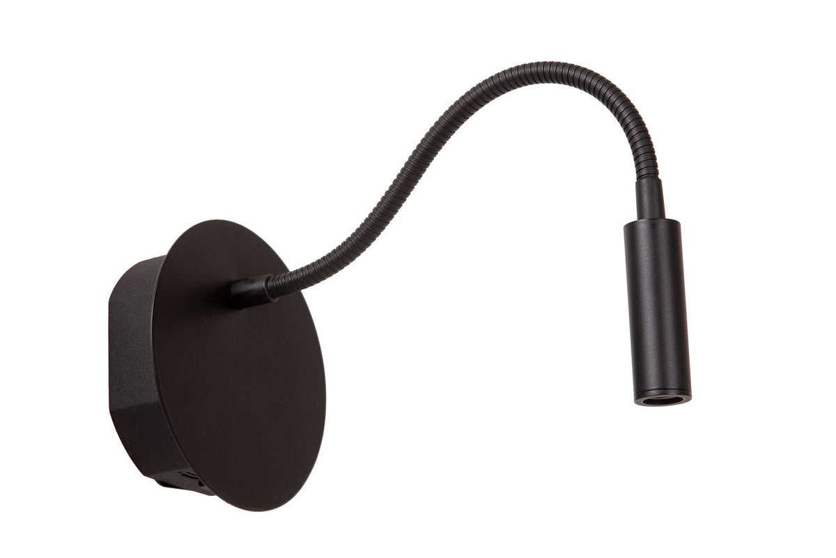 Applique murale Jolijn noire, Ø 11 cm