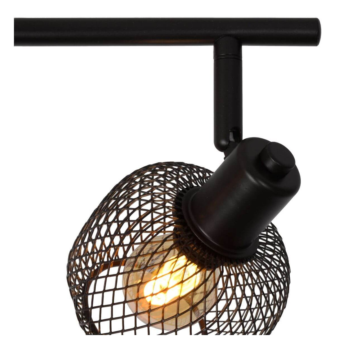 Plafonnier Maren 4 lumières noir