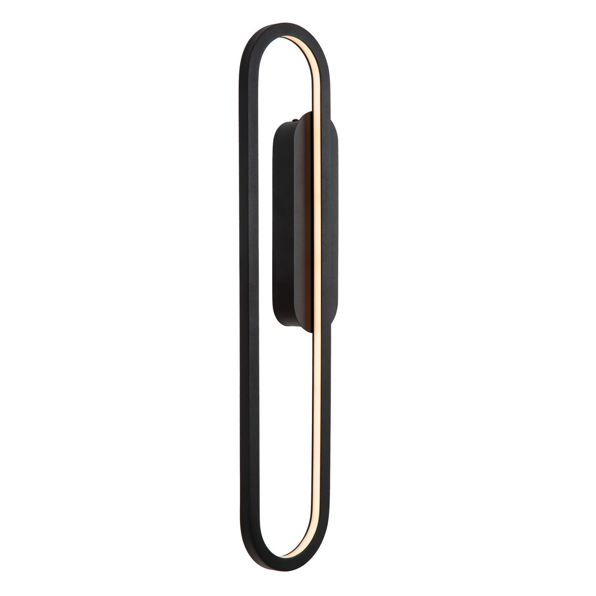 Applique murale Thelma noire, H 60 cm