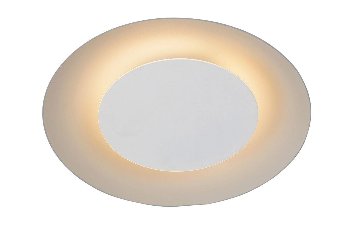 Plafonnier Foskal blanc, Ø 21,5 cm