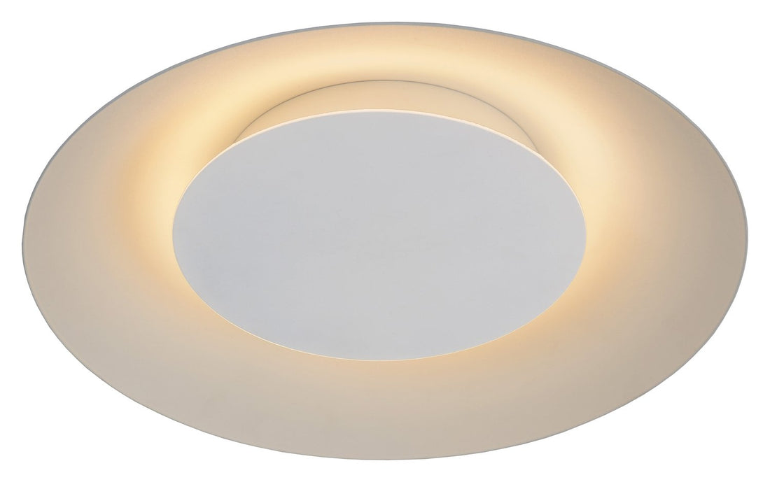 Plafonnier Foskal blanc, Ø 34,5 cm