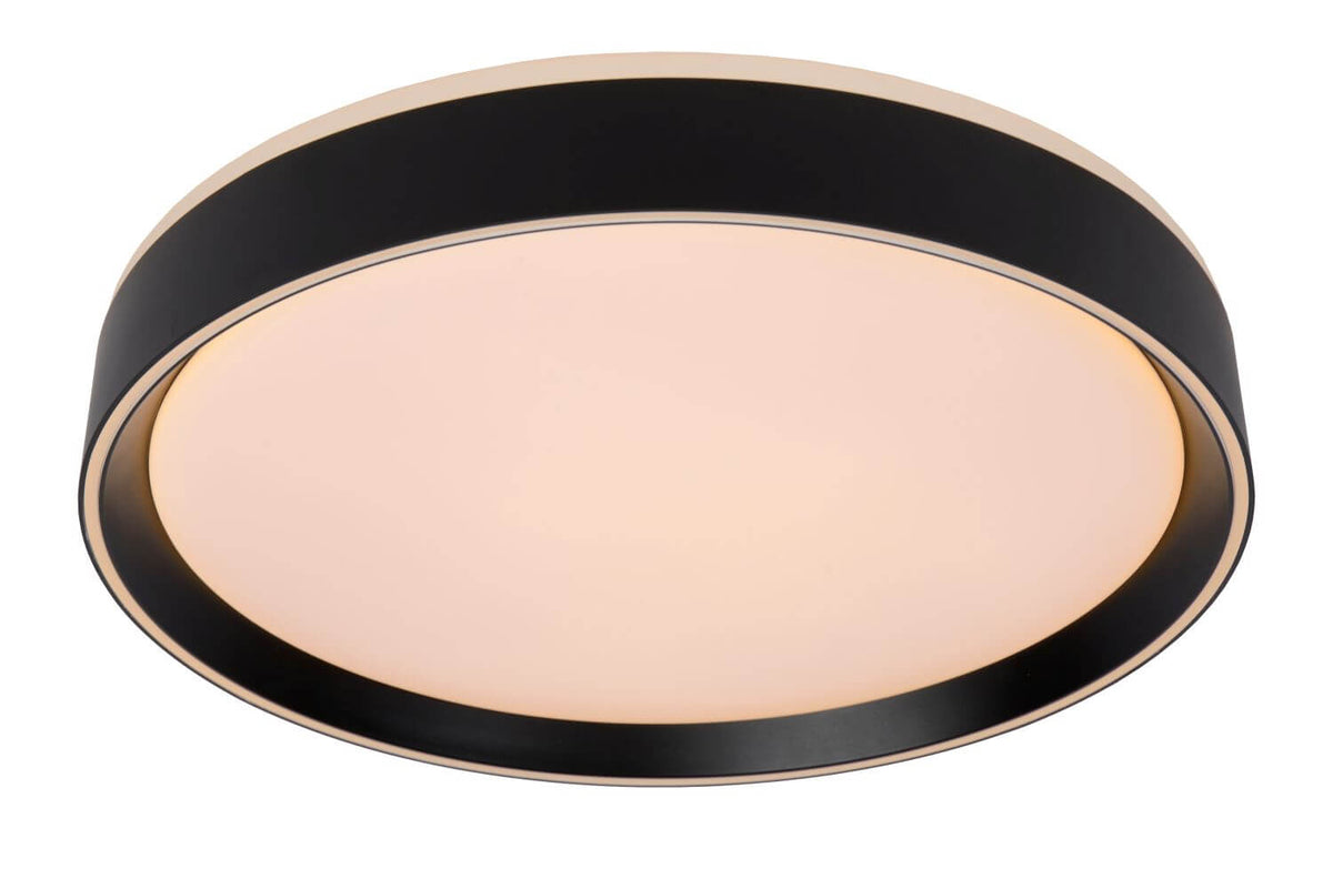 Plafonnier Nuria noir, Ø 40 cm