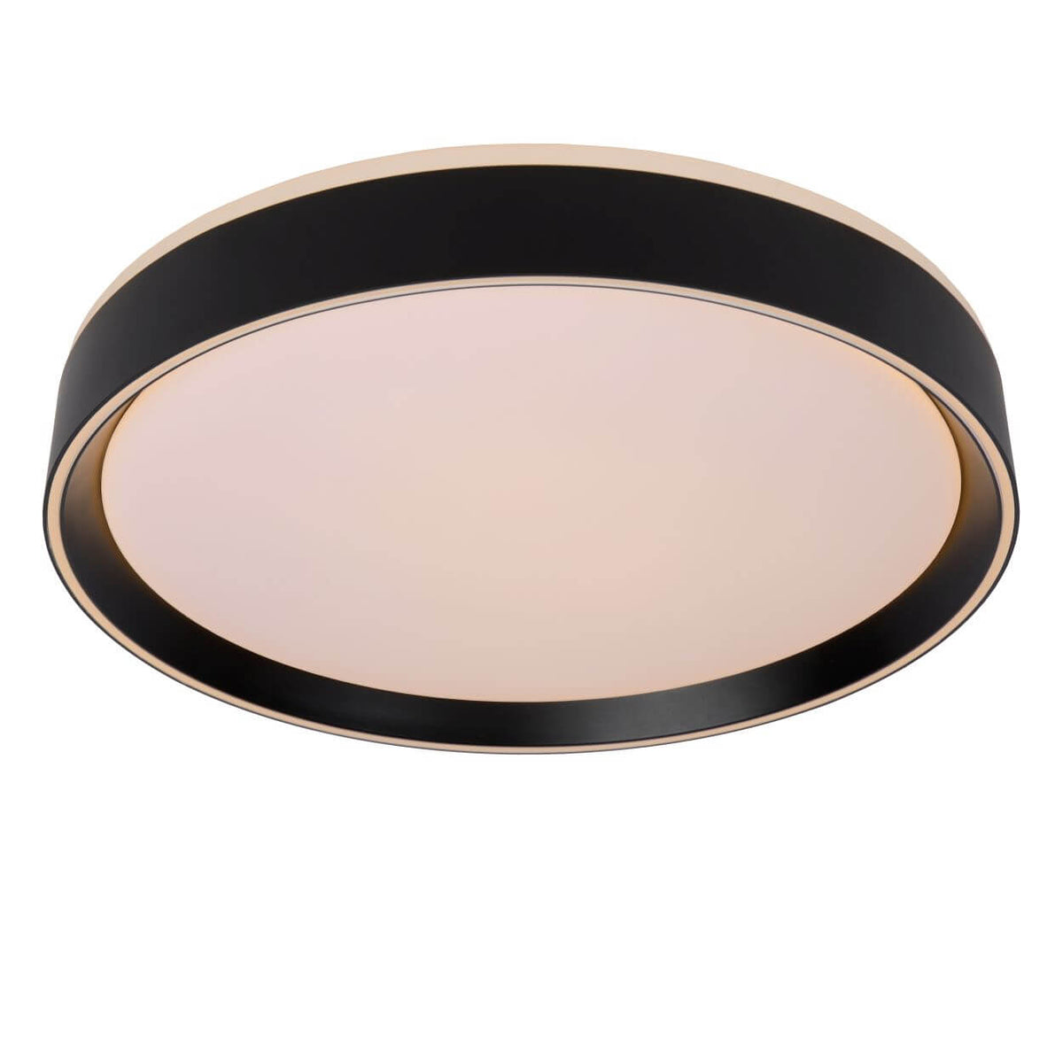 Plafonnier Nuria noir, Ø 40 cm