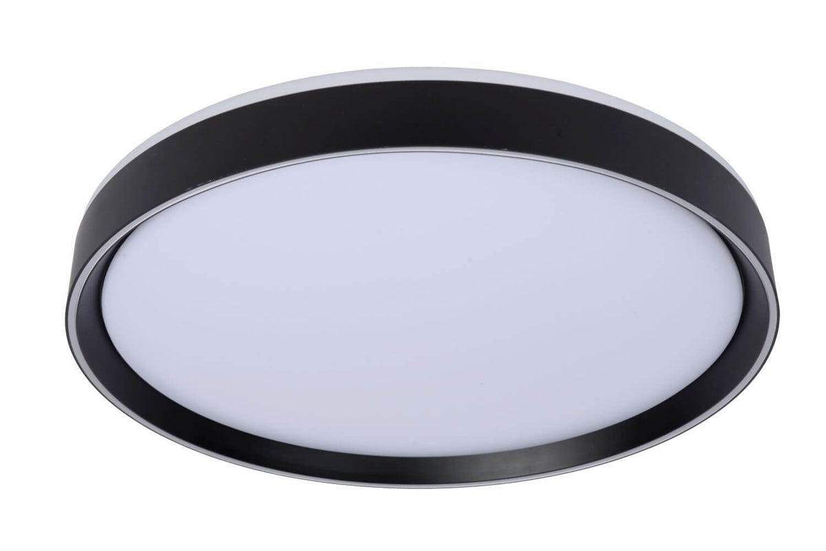 Plafonnier Nuria noir, Ø 50 cm
