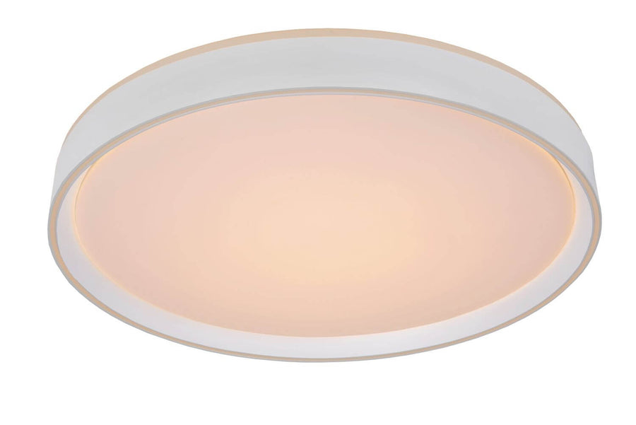 Plafonnier Nuria blanc, Ø 50 cm
