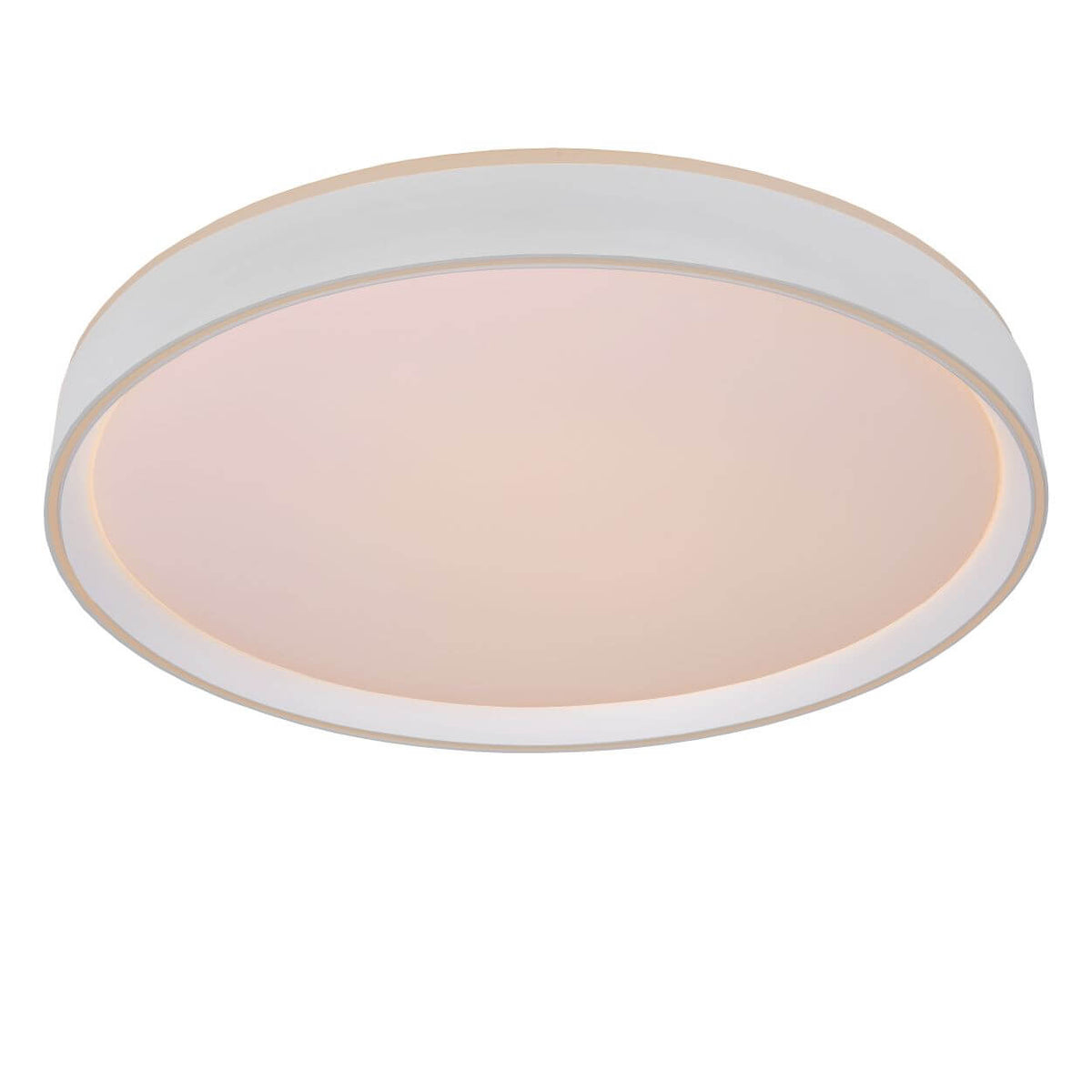 Plafonnier Nuria blanc, Ø 50 cm