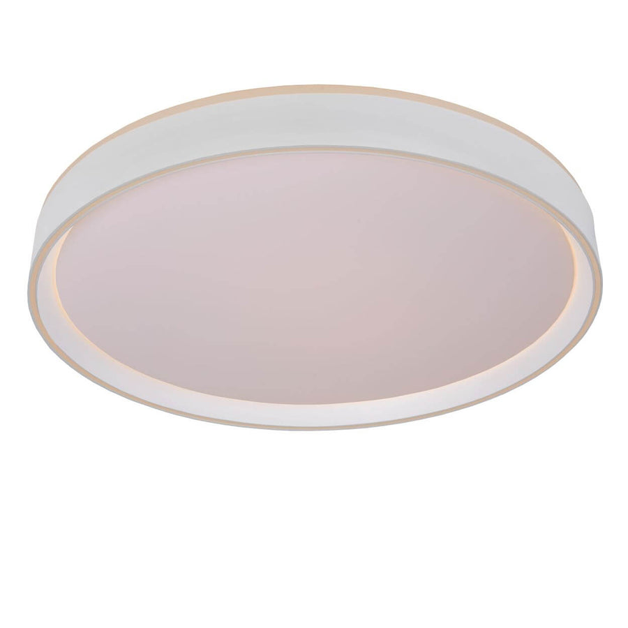 Plafonnier Nuria blanc, Ø 50 cm
