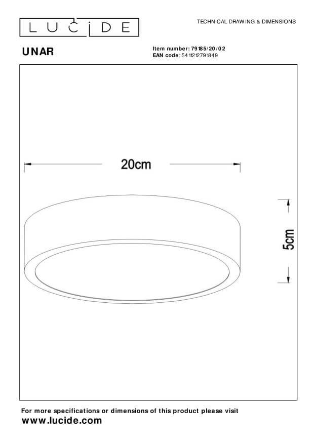 Plafonnier Unar doré mat et opale, Ø 20 cm