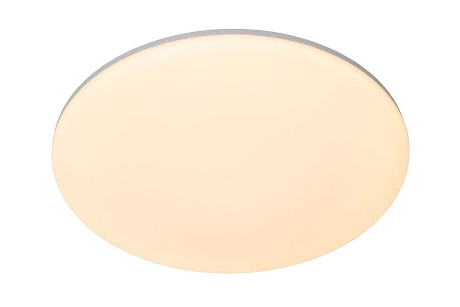 Plafonnier Olson opale, Ø 45 cm