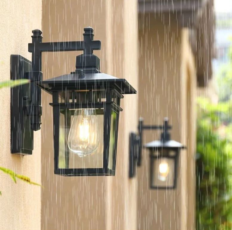 Luminaire Extérieur Mural Vintage | CharmeRétro - Designix Applique murale extérieur Noir