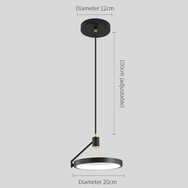 Luminaire Suspension Design | Magie Lumineuse - Designix Suspension luminaire 1 Anneau