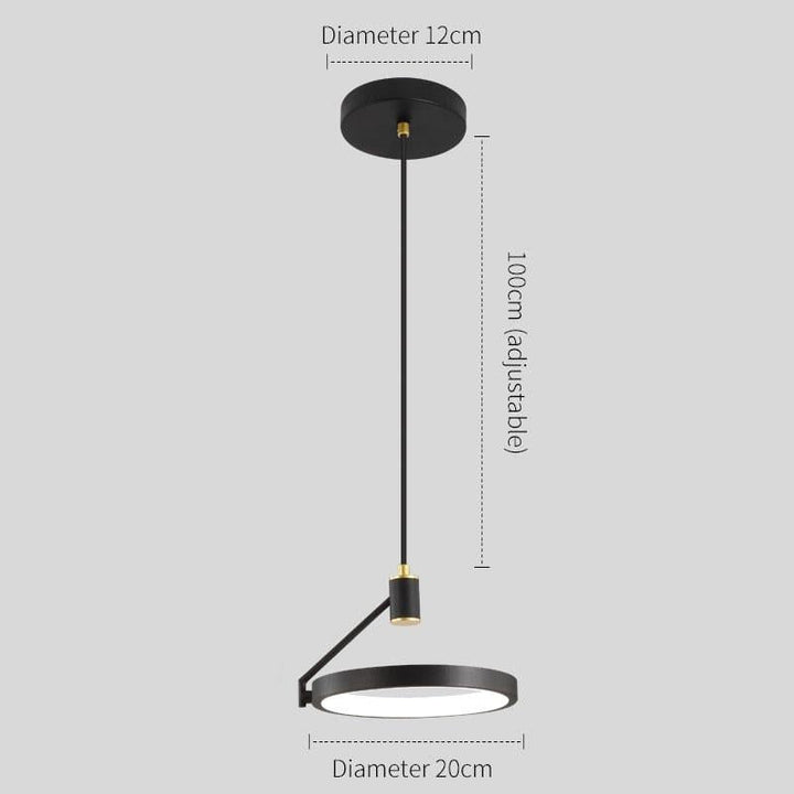 Luminaire Suspension Design | Magie Lumineuse - Designix Suspension luminaire 1 Anneau