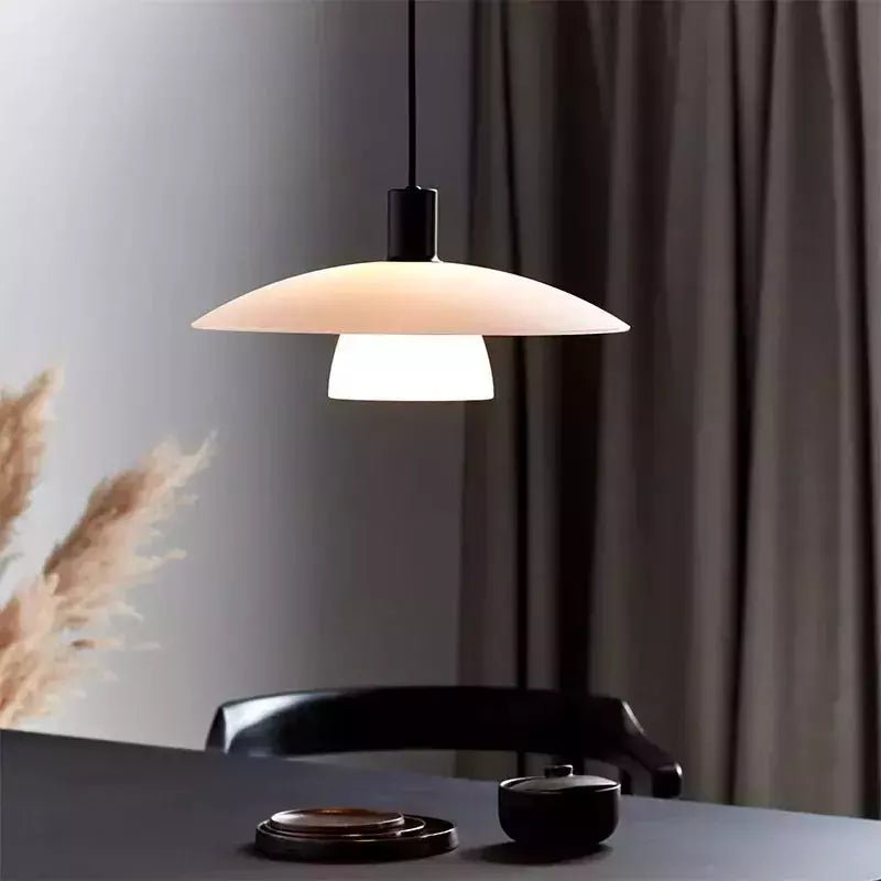 Luminaire Suspension Moderne | Lueur Zen - Designix Suspension luminaire Diamètre 40cm Blanc Froid (6000K)