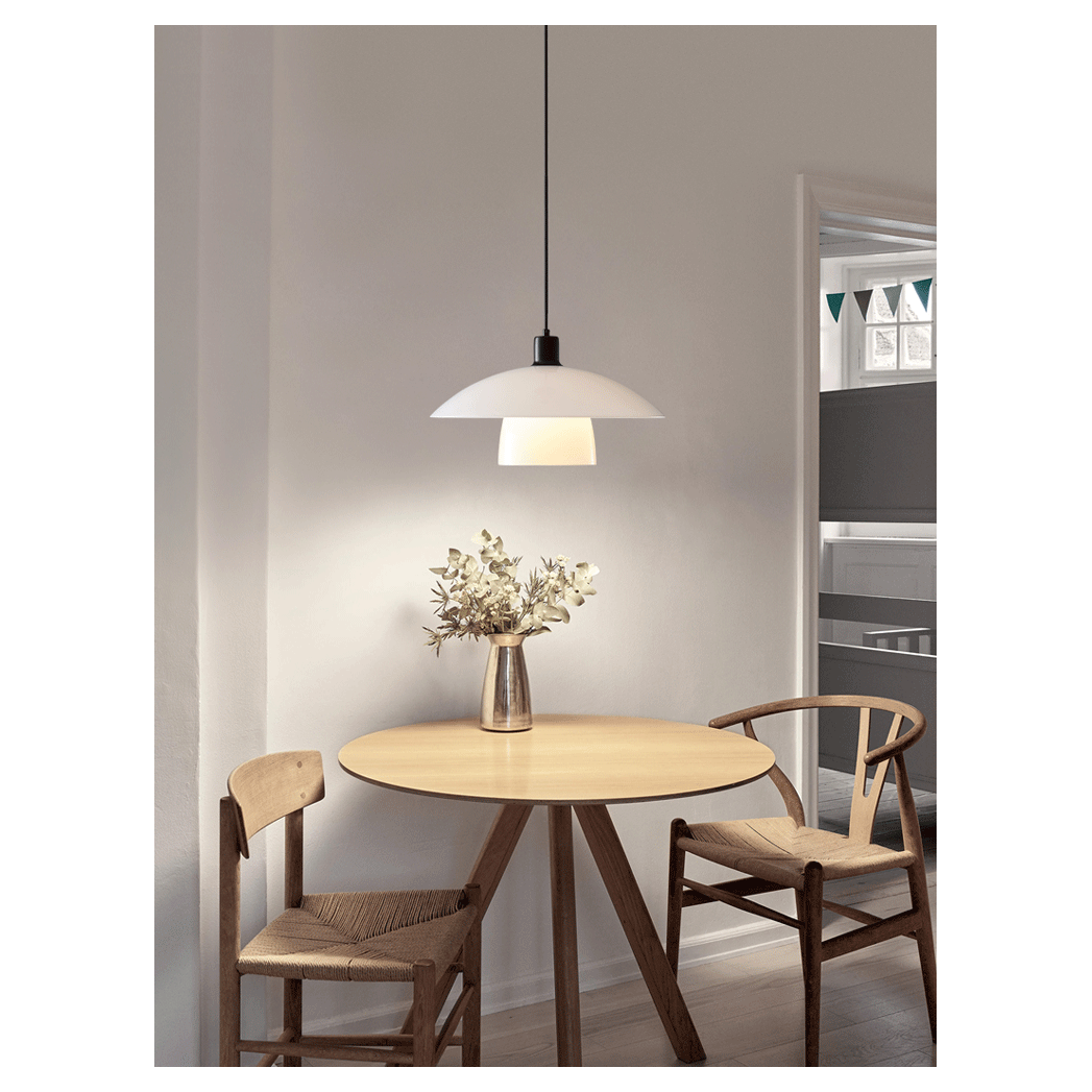 Luminaire Suspension Moderne | Lueur Zen - Designix Suspension luminaire Diamètre 40cm Blanc Froid (6000K)