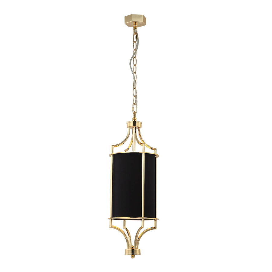 Suspension Lunga, abat-jour tissu