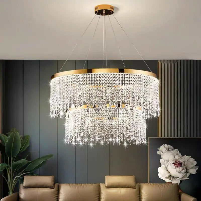 lustre-de-luxe | Designix - Lustre Or 40 x 60 cm - https://designix.fr