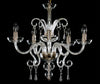 Lustre en verre transparent AL058