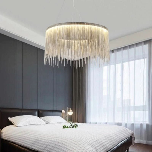 Lustre Argenté Rond | Iano
