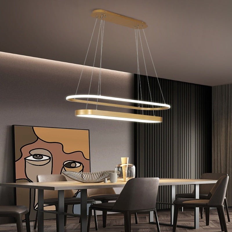 Lustre Art Nouveau | Zilo - Designix Lustre Or