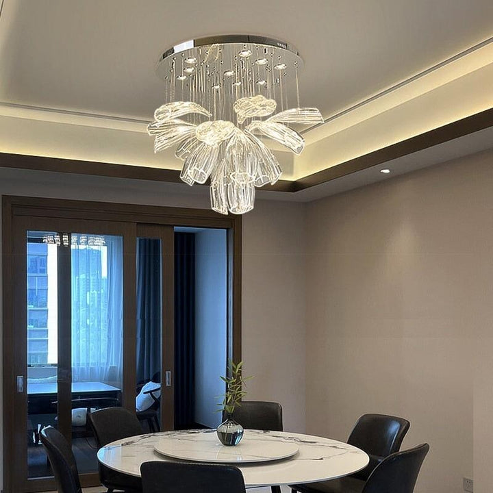 Lustre Chic et Moderne Cristal | Éclat Astral | Designix - Lustre    - https://designix.fr/