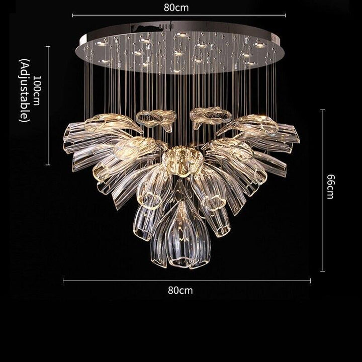 Lustre Chic et Moderne Cristal | Éclat Astral | Designix - Lustre    - https://designix.fr/