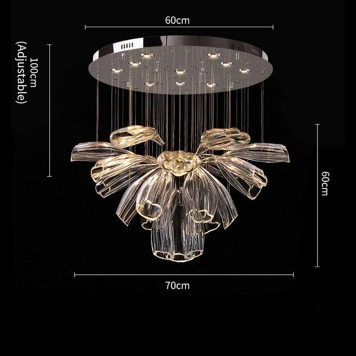 Lustre Chic et Moderne Cristal | Éclat Astral | Designix - Lustre    - https://designix.fr/