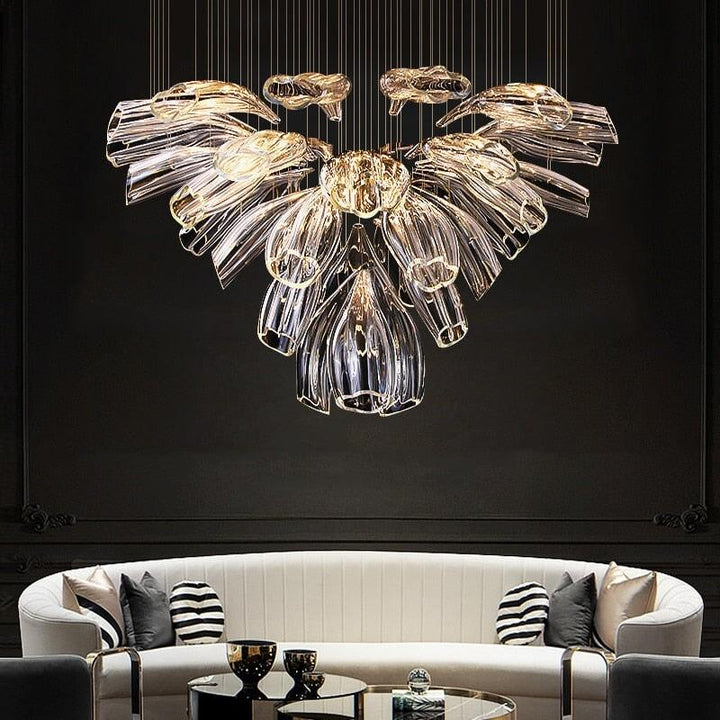 Lustre Chic et Moderne Cristal | Éclat Astral | Designix - Lustre    - https://designix.fr/