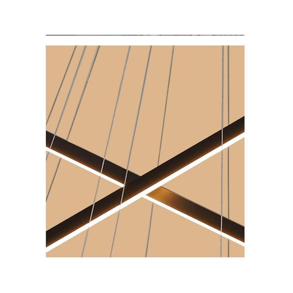 Lustre Chic et Moderne | Lueur Fluxion - Designix Lustre 9 Branches Blanc Chaud
