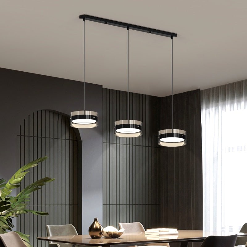 Lustre Chic Ilot | Filo - Designix Lustre Noir