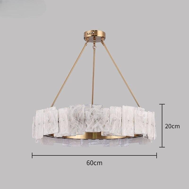 Lustre Cristal Moderne | Raffinement Radieux - Designix Lustre Diamètre 60cm