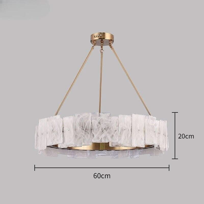 Lustre Cristal Moderne | Raffinement Radieux - Designix Lustre Diamètre 60cm