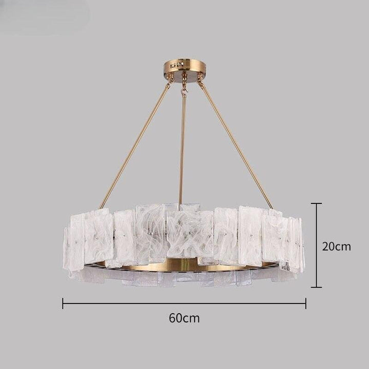 Lustre Cristal Moderne | Raffinement Radieux - Designix Lustre Diamètre 60cm