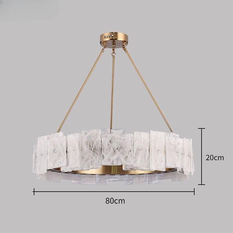 Lustre Cristal Moderne | Raffinement Radieux - Designix Lustre Diamètre 80cm