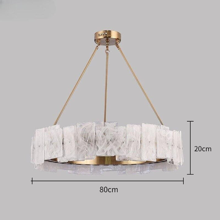 Lustre Cristal Moderne | Raffinement Radieux - Designix Lustre Diamètre 80cm