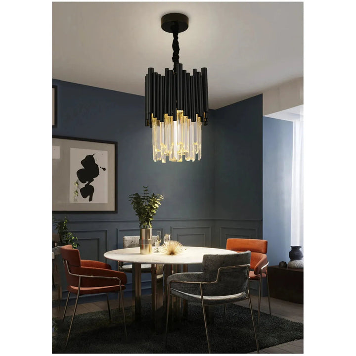 Lustre Cristal Suspendu LED | Qato - Designix Suspension luminaire Modèle - 1 1PC Lumière chaude
