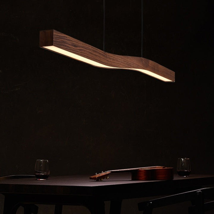 Lustre en Bois Flotté | Olen - Designix Lustre Marron