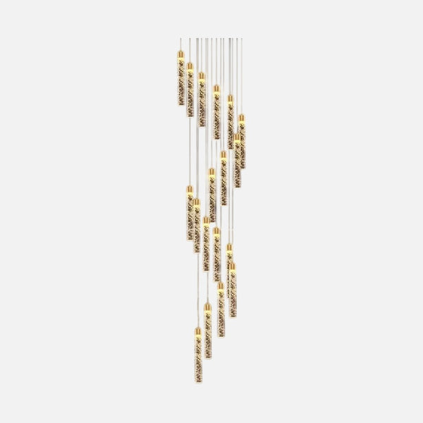Lustre Escalier Moderne Suspendu Luxe | Edy