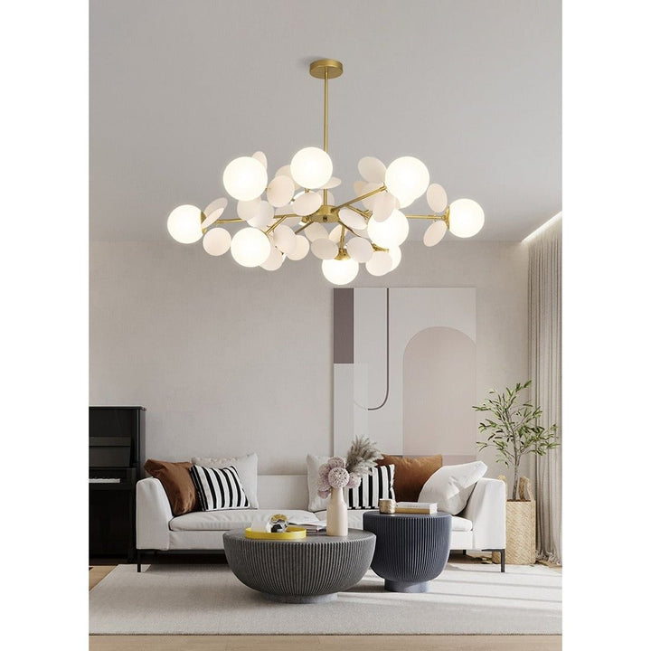 Lustre Fleurs Boule | Luminéa Flore | Designix - Lustre    - https://designix.fr/