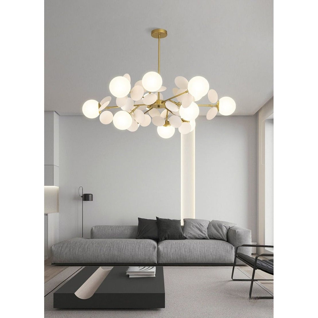 Lustre Fleurs Boule | Luminéa Flore | Designix - Lustre    - https://designix.fr/