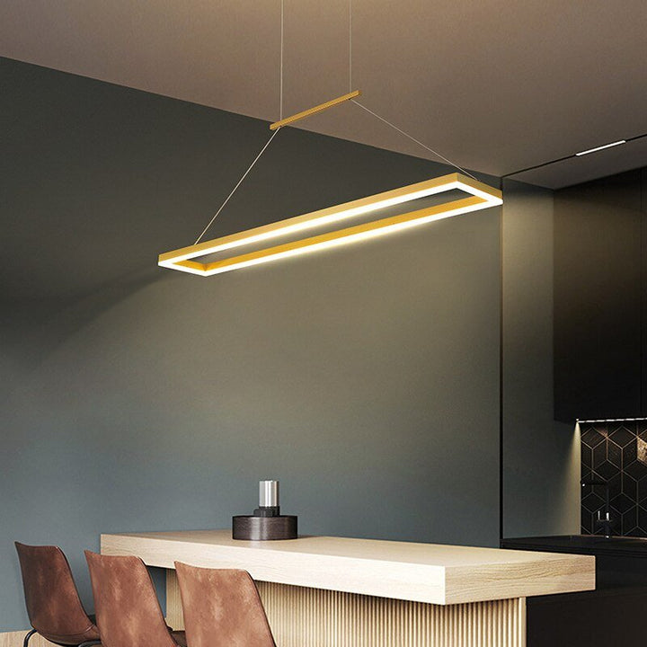 Lustre Ilot Central | Ural - Designix Lustre Or 90 cm