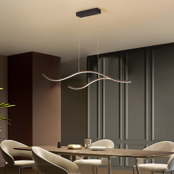 Lustre Italien | Vira - Designix Lustre Noir 100 cm