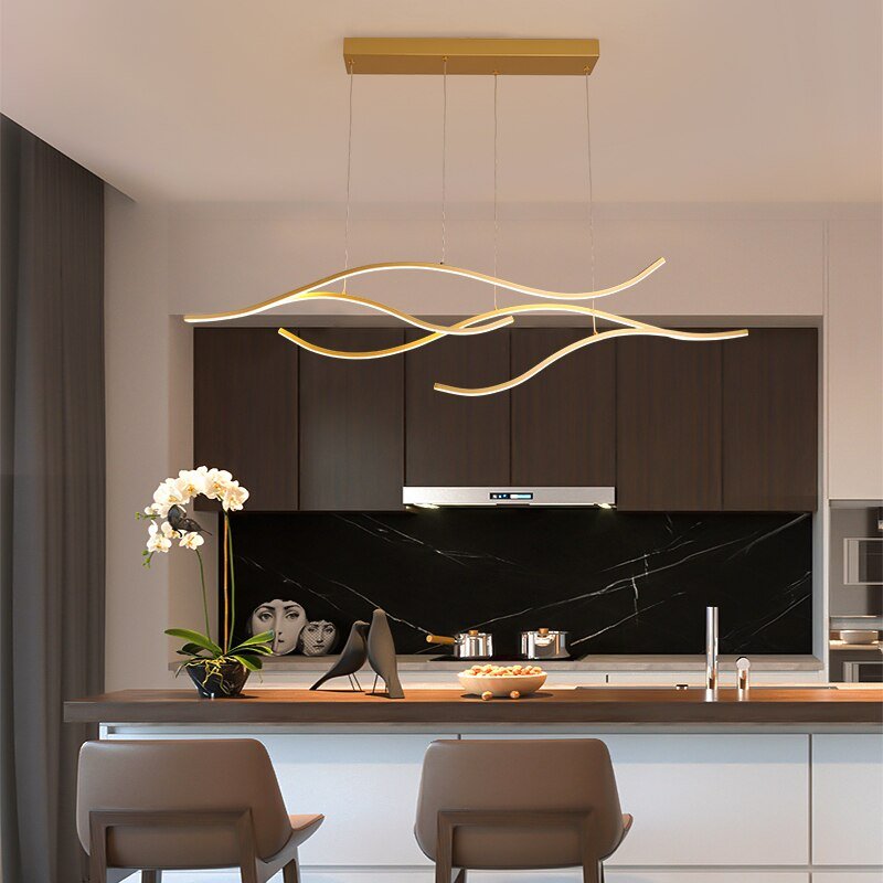 Lustre Italien | Vira - Designix Lustre Or 120 cm